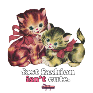 Fast fashion isn't cute.