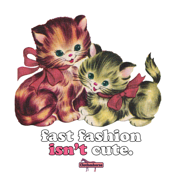 Fast fashion isn't cute.