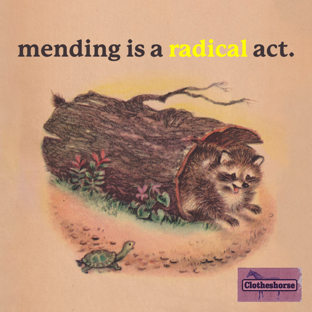 Mending is a radical act. In this episode, Scout of Radical Sewing Club explains why.