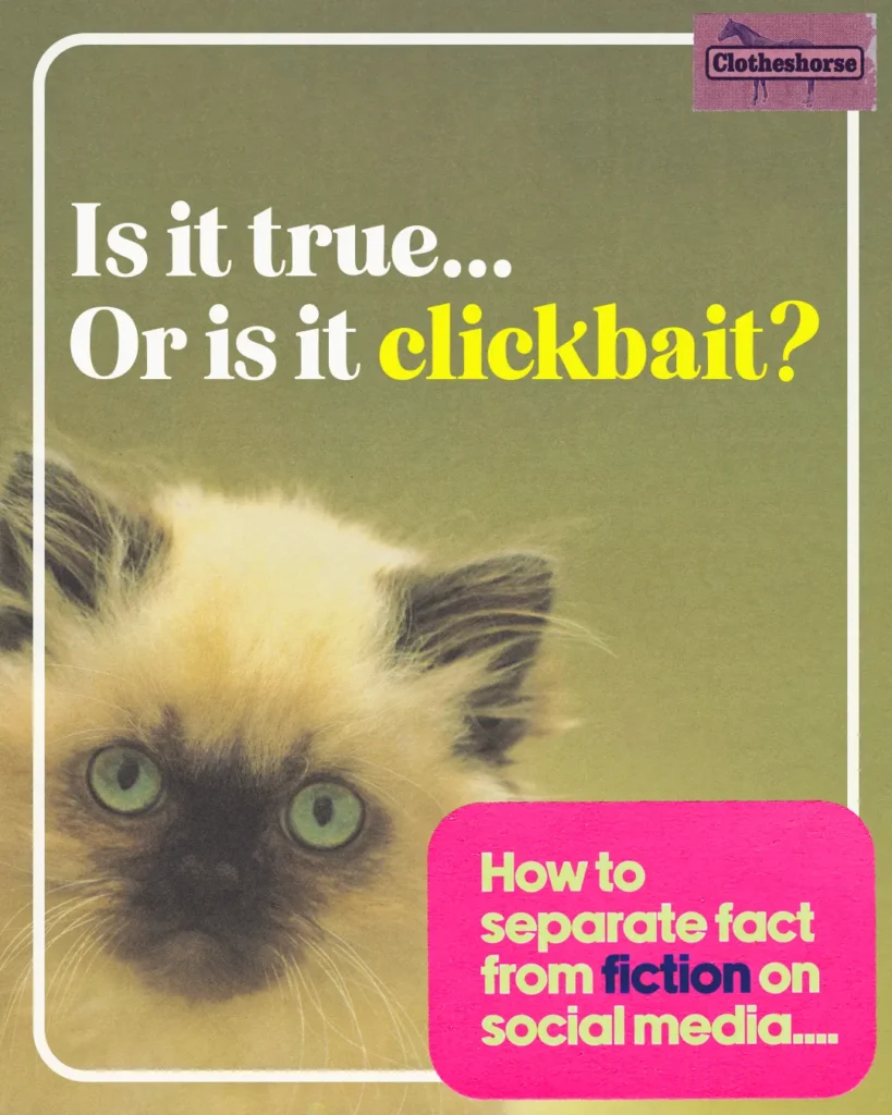 Is it true...or is it clickbait? Separating fact from fiction on social media.