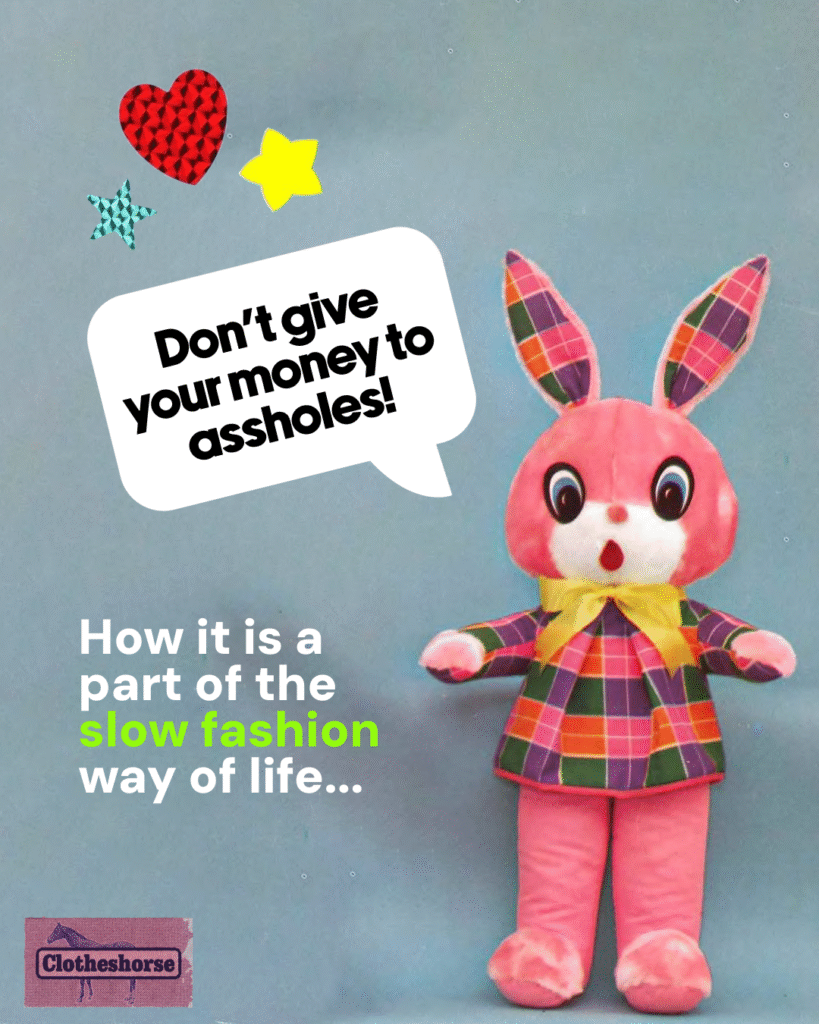 Don't give your money to assholes!