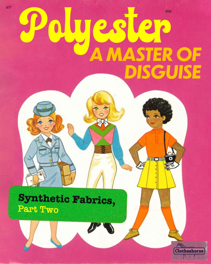 Polyester is plastic.