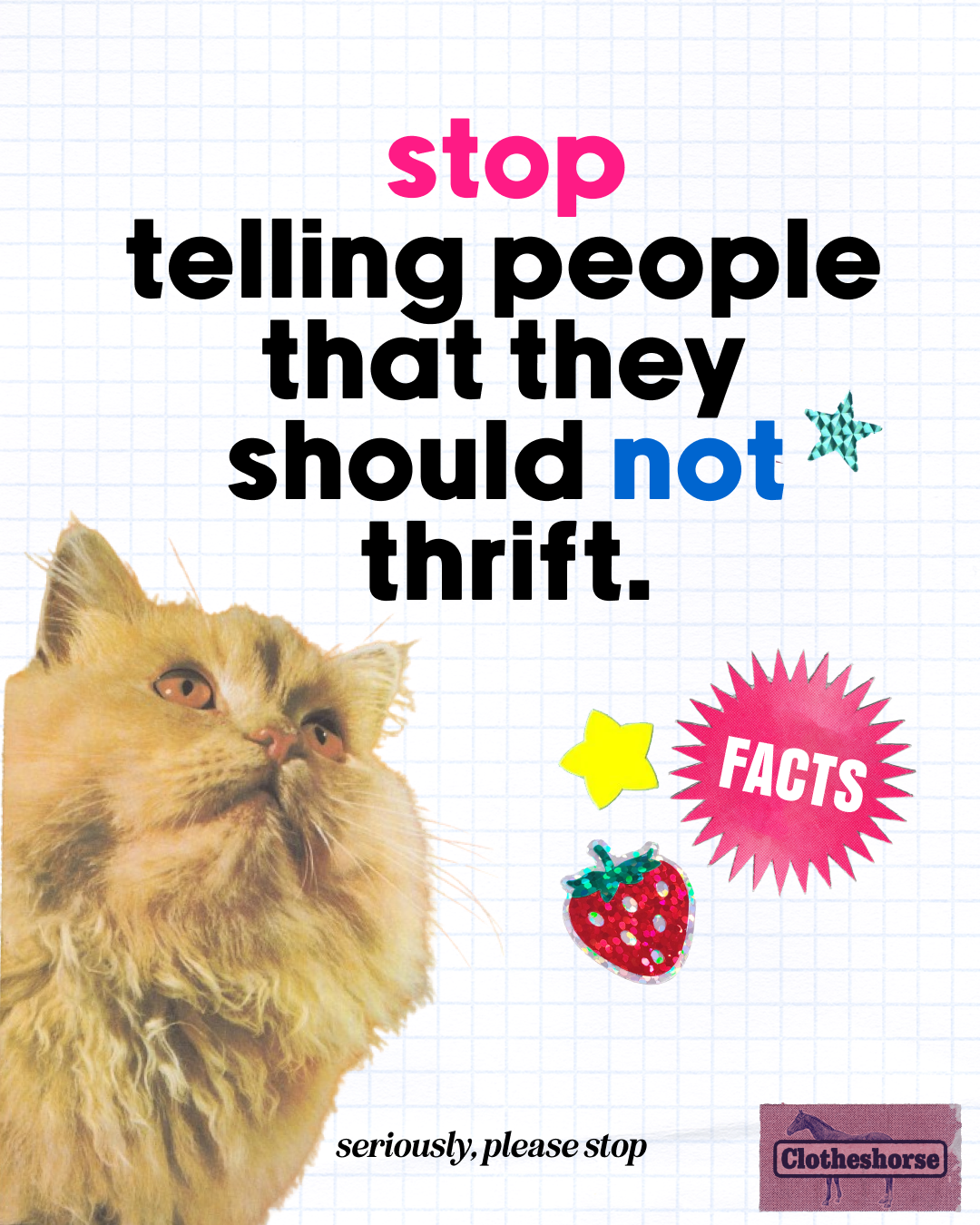 Stop telling people that they should not thrift.