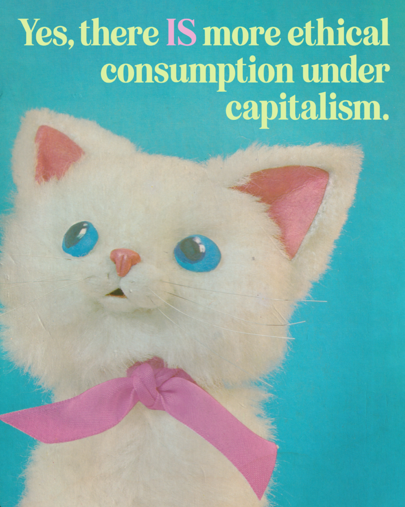 Yes, there IS (more)ethical consumption under capitalism.
