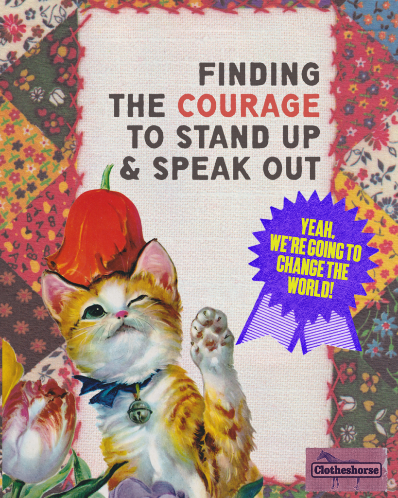 How to stand up and speak out!