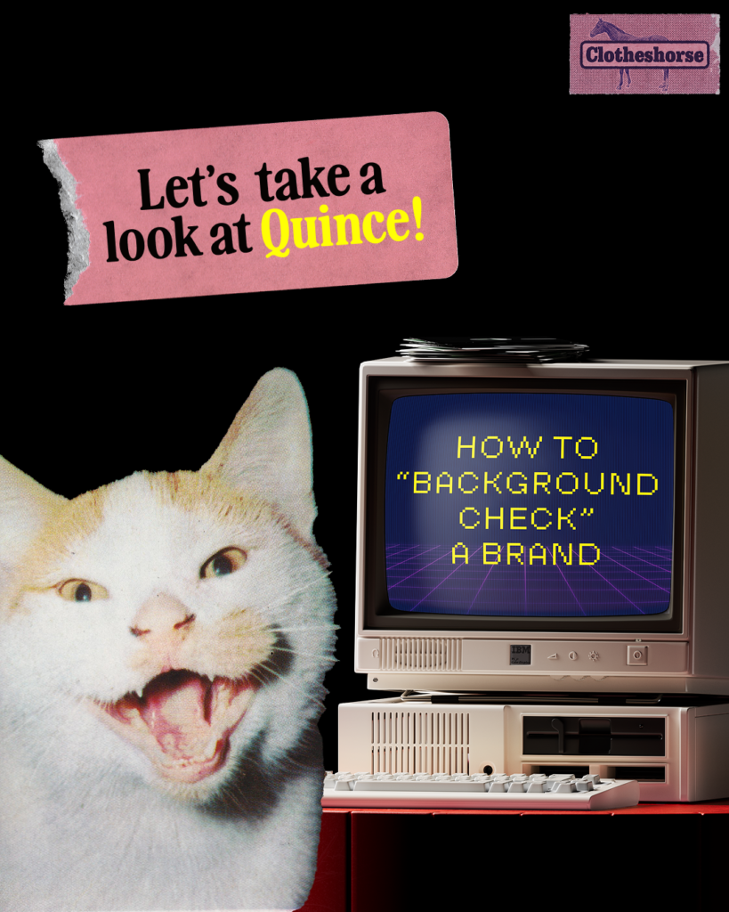 How to background check a brand.